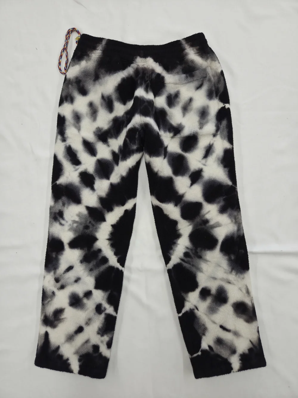 The Elder Statesman Black & White Tie-Dye Sweatpants